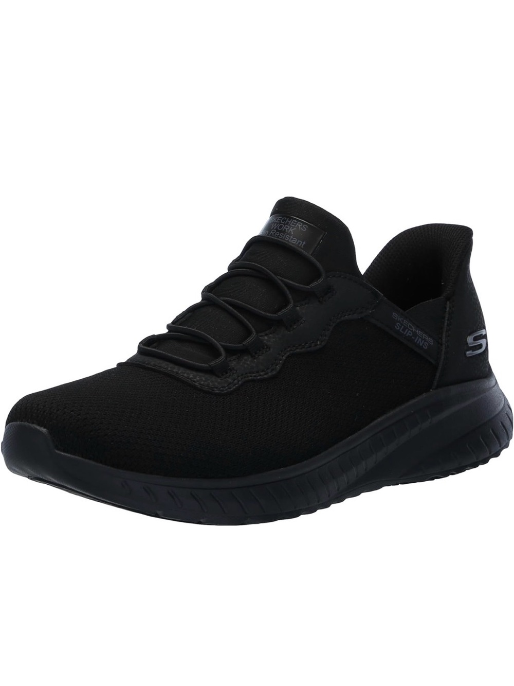 Skechers Women's Black Slip-On Athletic Sneakers. Non slip for server/bartender